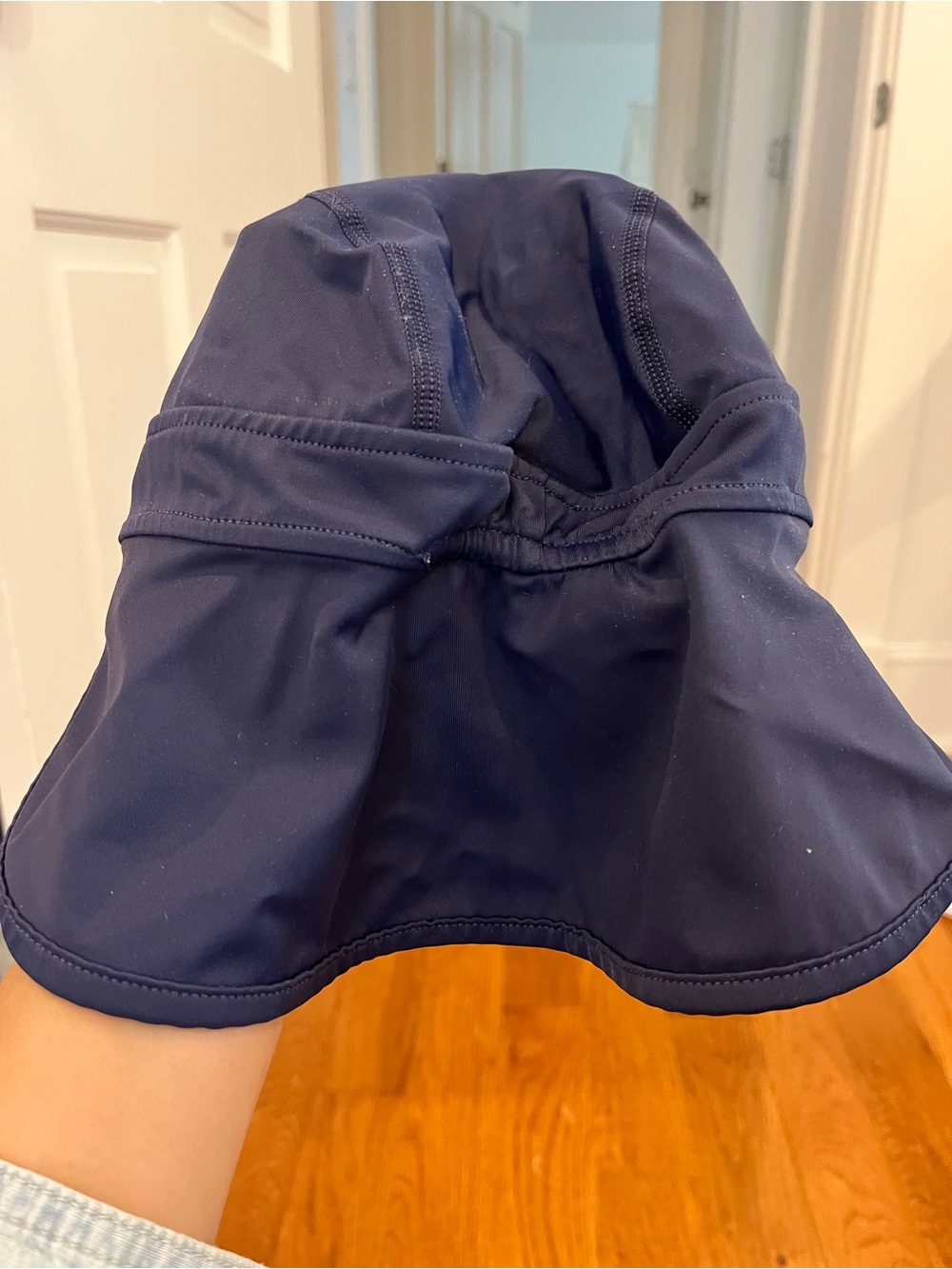 Hanna Andersson baby Navy Sun Protection Hat - Picture 3 of 4